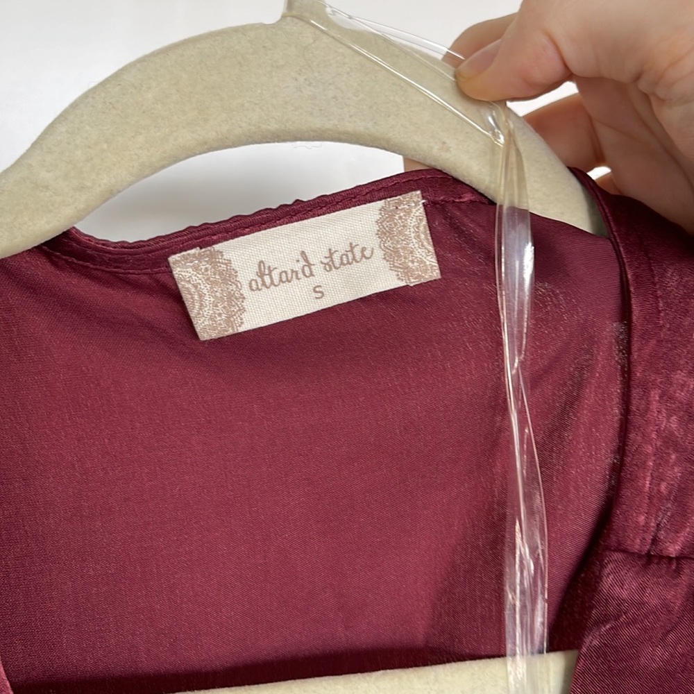 Altar'd State Burgundy Maxi Dress - Picture 4 of 4